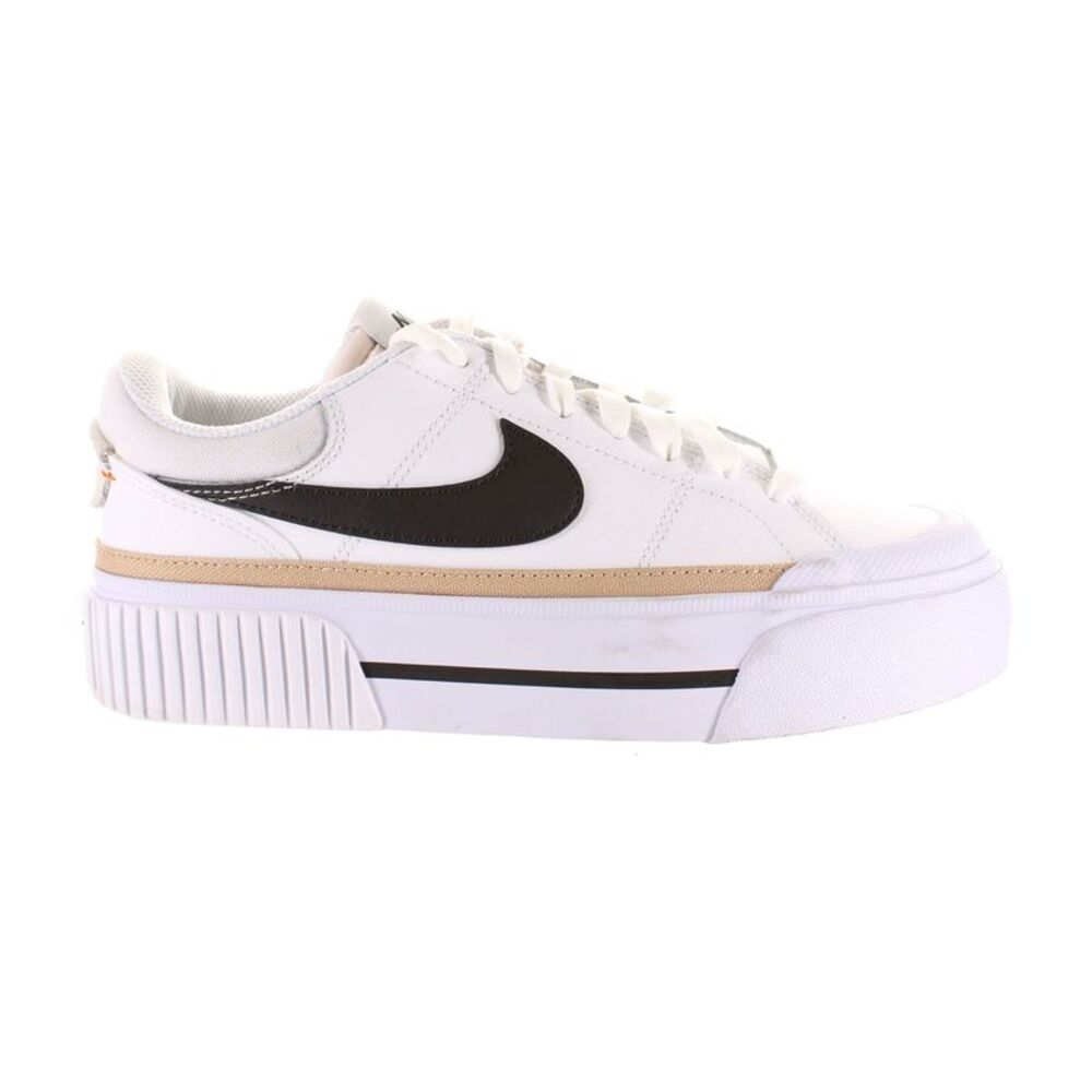 Nike Womens Court Legacy Lift White Fashion Sneaker Size 6